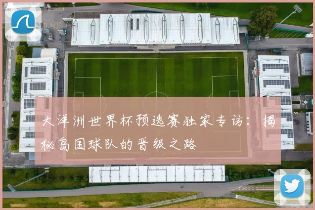 大洋洲世界杯预选赛独家专访：揭秘岛国球队的晋级之路
