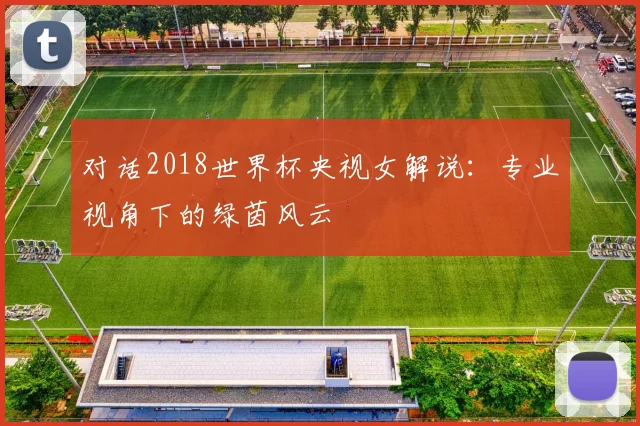 对话2018世界杯央视女解说：专业视角下的绿茵风云